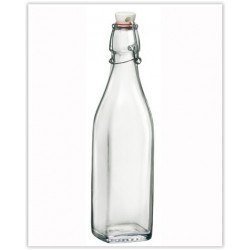 Bouteille avec bouchon - 0.56 L - Transparent - COSY & TRENDY - Carafe / Bouteille - DE-603464