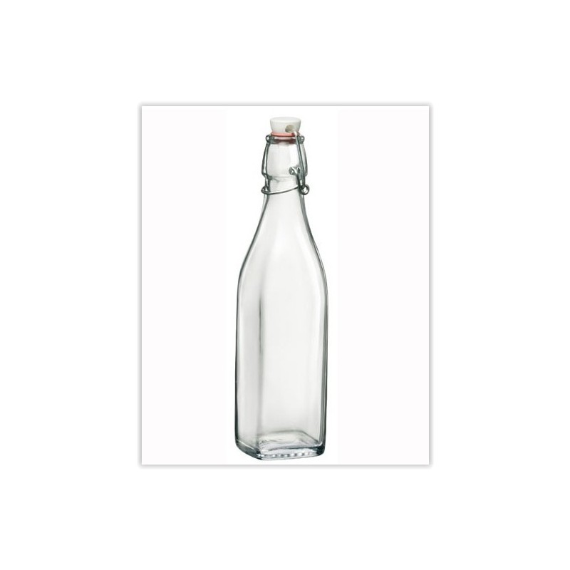 Bouteille avec bouchon - 1.03 L - Transparent - COSY & TRENDY - Carafe / Bouteille - DE-603472