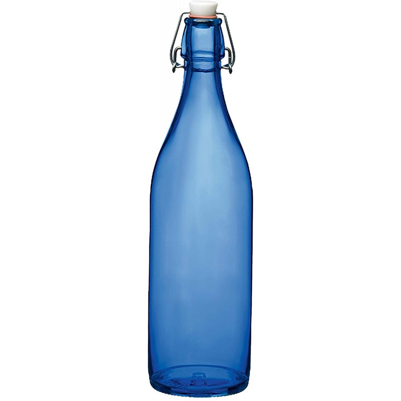 Bouteille avec bouchon - 1 L - Giara - Bleu foncé - BORMIOLI - Carafe / Bouteille - DE- 150201