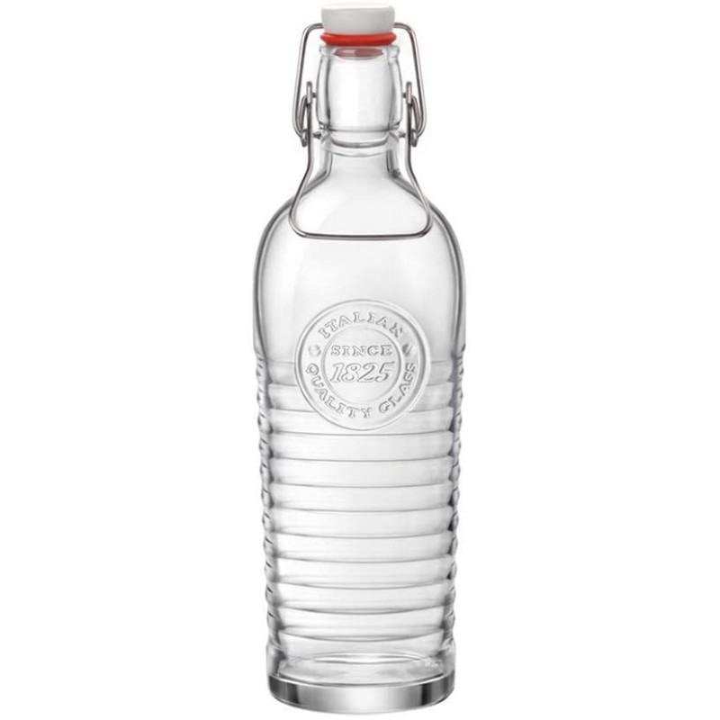 Bouteille avec bouchon - 1.2 L - Officina 1825 - Transparent - BORMIOLI - Carafe / Bouteille - DE-150152