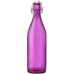 Bouteille avec bouchon - 1 L - Giara - Fuchsia - BORMIOLI - Carafe / Bouteille - DE-151100