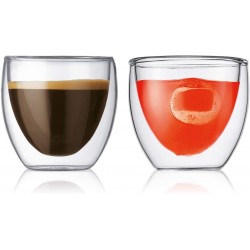 Set de 2 verres - Double paroi - 8 cl - BODUM - Verre / Chope / Coupe - DE-296566