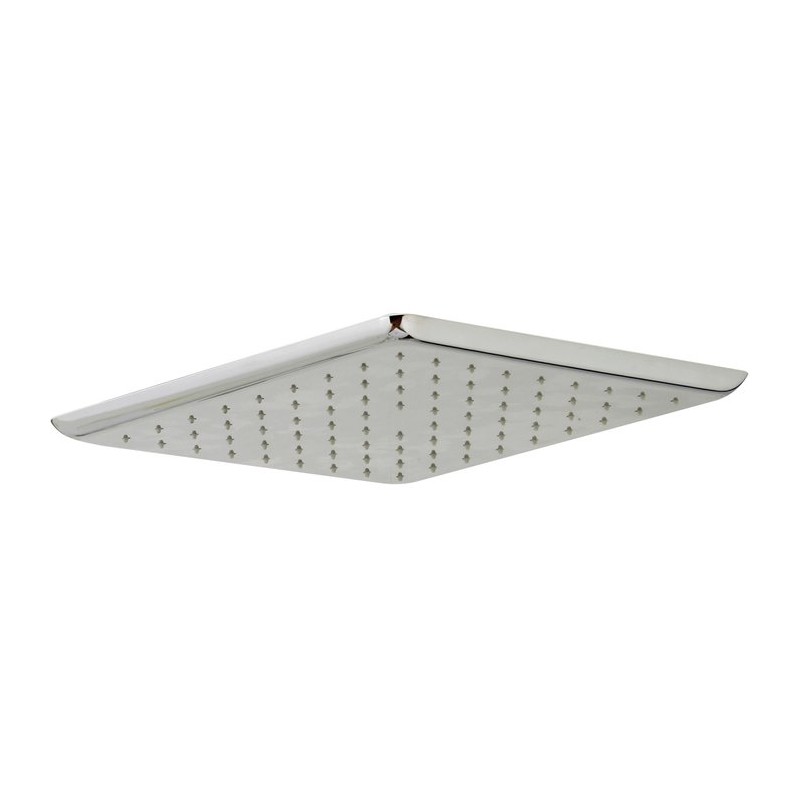 Pomme de douche - Carré - Chromé - 280 mm - SIDER - Pomme de douche - SI-375106