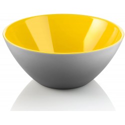 Saladier - My Fusion - Gris / Jaune - 25 cm - GUZZINI - Saladier - DE-330720