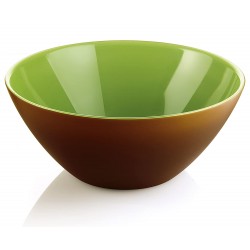 Saladier - My Fusion - Marron / Vert - 25 cm - GUZZINI - Saladier - DE-332619