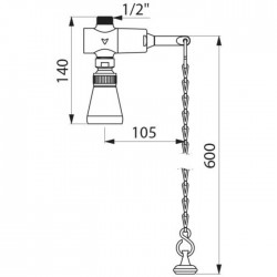 Ensemble de douche TEMPOSTOP - DELABIE - Pomme de douche - SI-408022