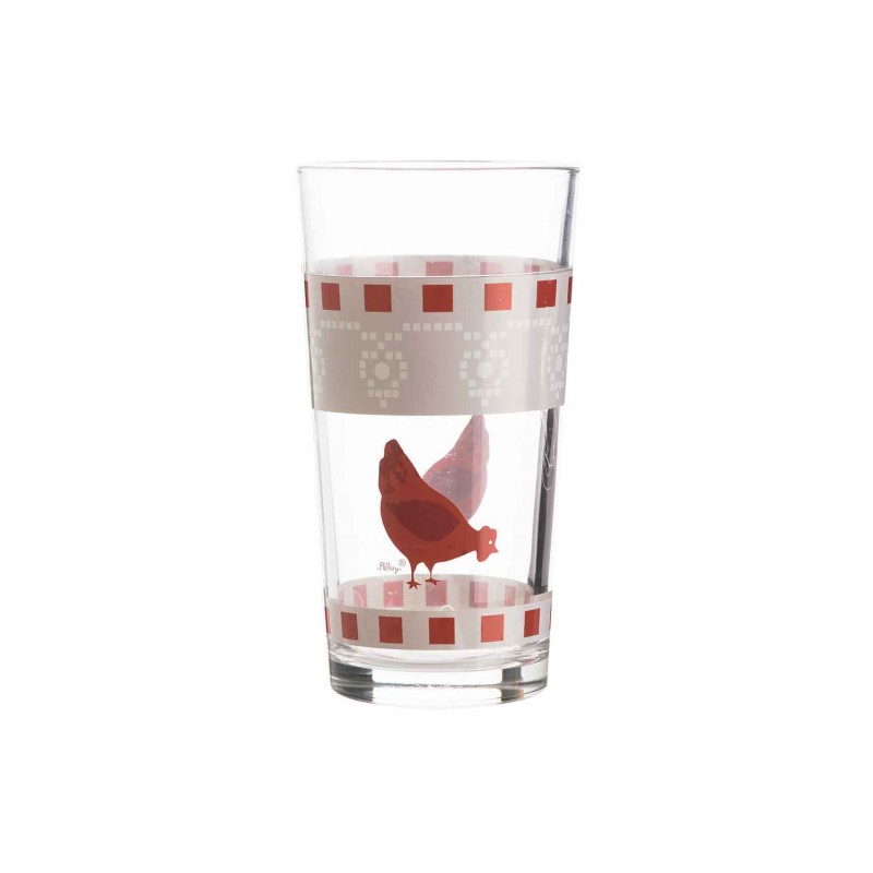 Set de 6 verres - 25 cl - Linda - Basse Cour - COSY & TRENDY - Verre / Chope / Coupe - DE-459230