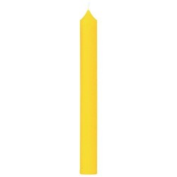 Bougie droite x 12 - Jaune Tournesol - 200 x 22 mm - BOUGIES LA FRANÇAISE - Bougies de table / Accessoires - DE-459289