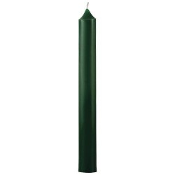 Bougie droite x 12 - Vert Forêt - 200 x 22 mm - BOUGIES LA FRANÇAISE - Bougies de table / Accessoires - DE-459396