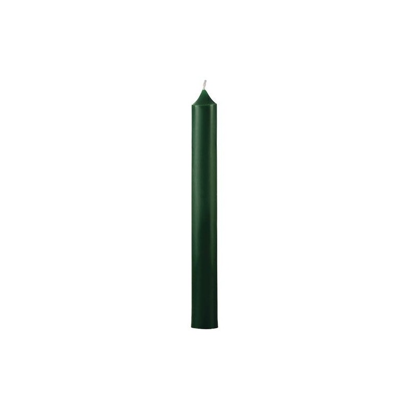 Bougie droite x 12 - Vert Forêt - 200 x 22 mm - BOUGIES LA FRANÇAISE - Bougies de table / Accessoires - DE-459396