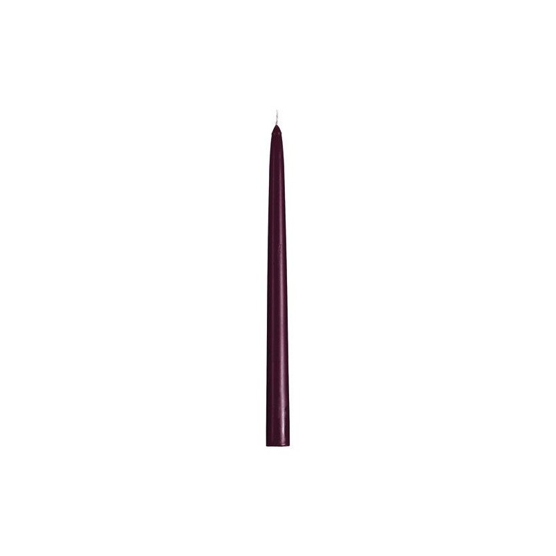 Bougie flambeau x 12 - Cerise - 290 x 22 mm - BOUGIES LA FRANÇAISE - Bougies de table / Accessoires - DE-465345