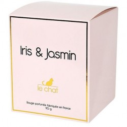 Bougie parfumée - Iris / Jasmin - 170 gr - LE CHAT - Bougies parfumées - DE-323022