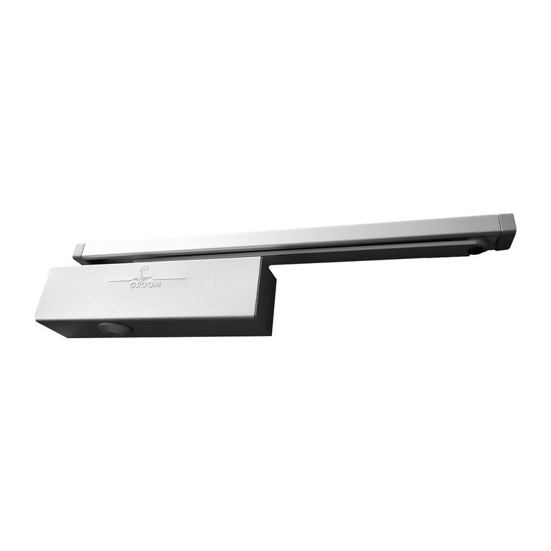 Ferme-porte anti-vandalisme - Argent - GROOM - Ferme-porte et pivot - SI-330773