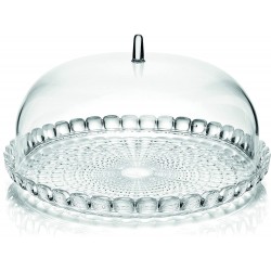 Plat à gâteau avec cloche - Tiffany - 30 x 16 cm - Transparent - GUZZINI - Assiette / plat / plateau / coupelle - DE-332411