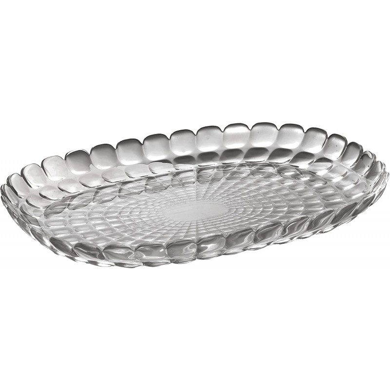 Plateau - Tiffany - 32 x 22.5 cm - Gris - GUZZINI - Assiette / plat / plateau / coupelle - DE-332453