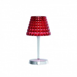 Lampe à poser - Sans fil - Tiffany - Rouge - GUZZINI - Pour l'intérieur - DE-416818