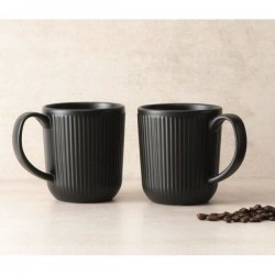 Mug x 2 - Douro - Noir - Porcelaine - BODUM - Tasse / Mug - DE-526641