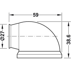 Cale-porte - Magnétique - Pour montage du fond - Adhérence 20 Kg - HAFELE - Butée et arrêt de porte - SI-436061