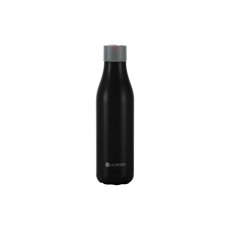 Bouteille isotherme - Noir mat - 500 ml - LES ARTISTES PARIS - Bouteille, gourde, mug, canette - DE-205485