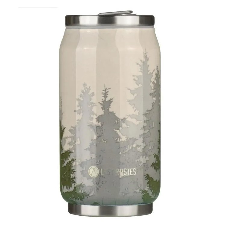 Canette isotherme - Pull Can It - Forest - 280 ml - LES ARTISTES PARIS - Bouteille, gourde, mug, canette - DE-540006