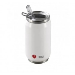 Canette isotherme - Pull Can It - Blanc brillant - 280 ml - LES ARTISTES PARIS - Bouteille, gourde, mug, canette - DE-205535