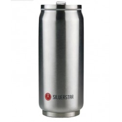 Canette isotherme - Pull Can It - Argent - 500 ml - LES ARTISTES PARIS - Bouteille, gourde, mug, canette - DE-205576