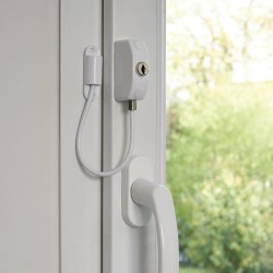 Entrebailleur de fenêtre à câble - Styl'Air - Blanc - SOCONA - Entrebailleur fenêtre et porte - SI-331227