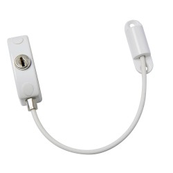 Entrebailleur de fenêtre à câble - Styl'Air - Blanc - SOCONA - Entrebailleur fenêtre et porte - SI-331227