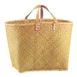 Sac cabas - Palmier naturel - AUBRY GASPARD - Poussette de marché / Cabas / Panier - DE-730770