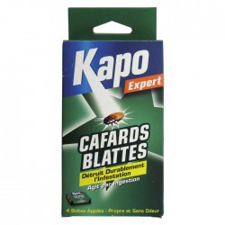 Boîtes appât Cafards et Blattes - KAPO - Insectes rampants - BR-494430