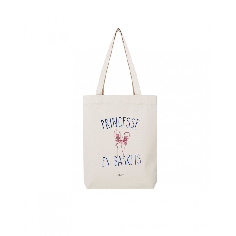 Tote bag - Princesse en baskets - LE FABULEUX SHAMAN - Poussette de marché / Cabas / Panier - DE-399957