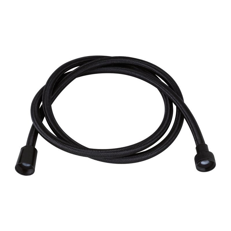 Flexible de douche tressé - 2.5 M - Noir - Flexible de douche - SI-545250