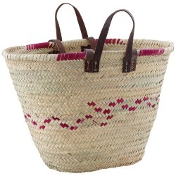 Sac cabas - Palmier - Bandoulière - AUBRY GASPARD - Poussette de marché / Cabas / Panier - DE-786061