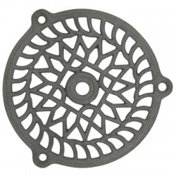 Grille fixe - Fonte - Diamètre 160 mm - JARDINIER MASSARD - Grille de ventilation - BR-259861