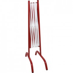 Barrière de chantier extensible - Rouge / Blanc - NOVAP - Signalisation / Sécurité - SI-305767