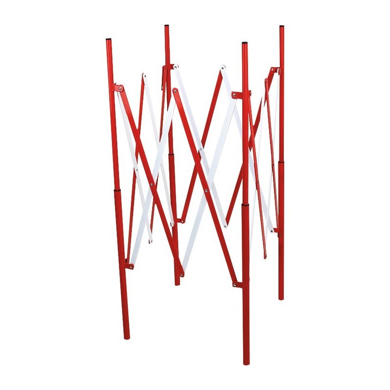 Barrière de regard extensible - Rouge / Blanc - NOVAP - Signalisation / Sécurité - SI-305768