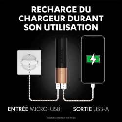 Chargeur portable par USB - Powerbank 3350 mAh - DURACELL - Chargeur et accumulateur - SI-534885