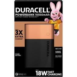 Chargeur portable par USB - Powerbank 10050 mAh - DURACELL - Chargeur et accumulateur - SI-534887