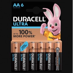 Piles Ultra alcaline - LR06 - AA - Lot de 6 - DURACELL - Pile classique - SI-534822