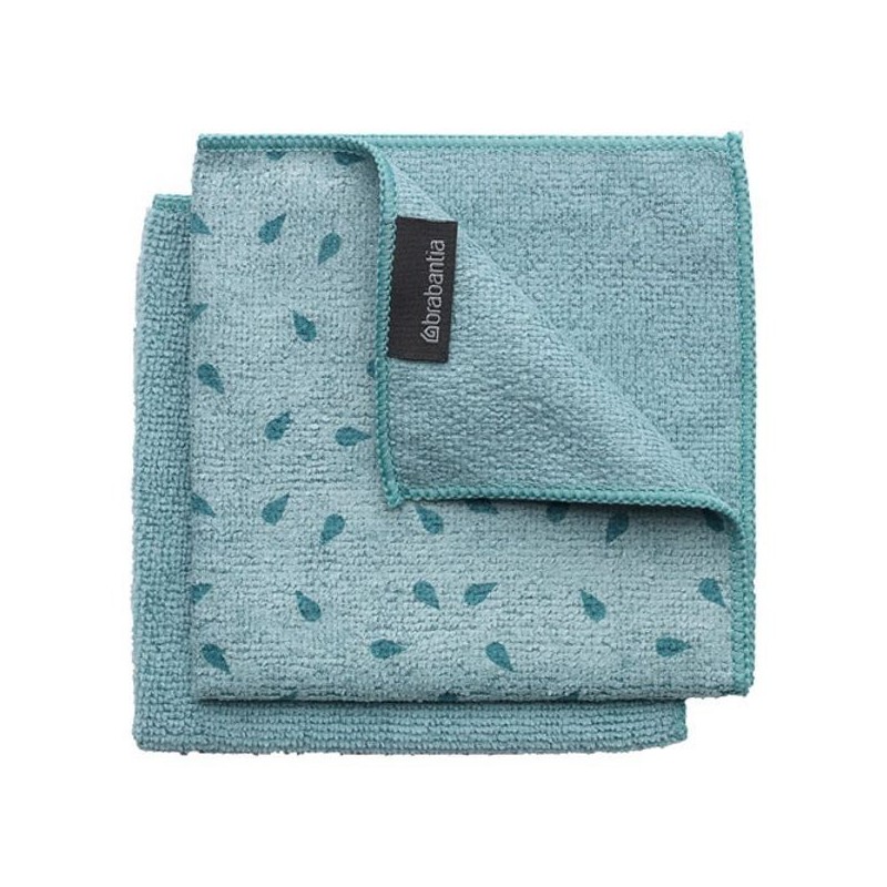 Chiffon Microfibre x 2 - Sink Side - Menthe - BRABANTIA - Chiffon de nettoyage - DE-327437