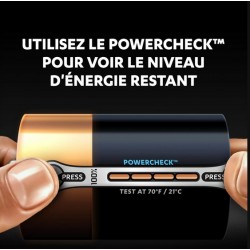 Piles Ultra alcaline - LR20 - D - Lot de 2 - DURACELL - Pile classique - SI-534829