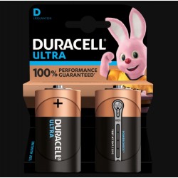 Piles Ultra alcaline - LR20 - D - Lot de 2 - DURACELL - Pile classique - SI-534829