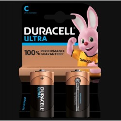 Piles Ultra alcaline - LR14 - C - Lot de 2 - DURACELL - Pile classique - SI-534828