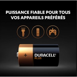 Piles Plus alcaline - LR14 - C - DURACELL - Pile classique - SI-534843