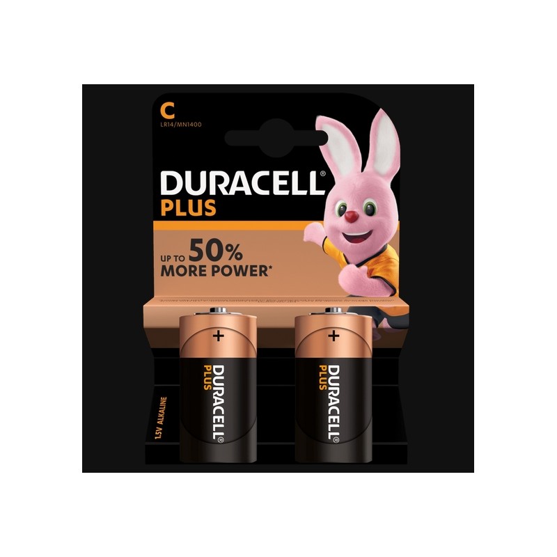 Piles Plus alcaline - LR14 - C - DURACELL - Pile classique - SI-534843