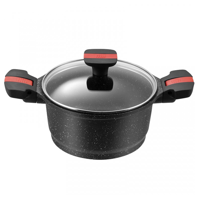 Faitout façon pierre - Poignées amovibles - Volna - 20 cm - PRADEL - Casserole / Faitout - 92398M