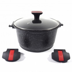 Faitout façon pierre - Poignées amovibles - Volna - 20 cm - PRADEL - Casserole / Faitout - 92398M