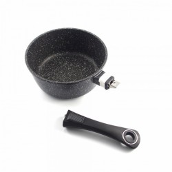 Casserole façon pierre - Poignées amovibles - 20 cm - PRADEL - Casserole / Faitout - 52596M