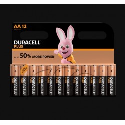 Piles Plus alcalines - LR06 - AA - Lot de 12 - DURACELL - Pile classique - SI-534838