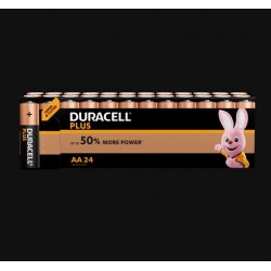 Piles Plus alcalines - LR06 - AA - Lot de 24 - DURACELL - Pile classique - SI-534842